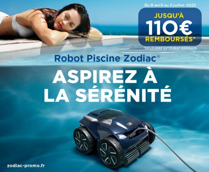 Promotion sur les Robots électriques zodiac, RDV dans votre magasin inter piscine de l'isle sur la sorgue