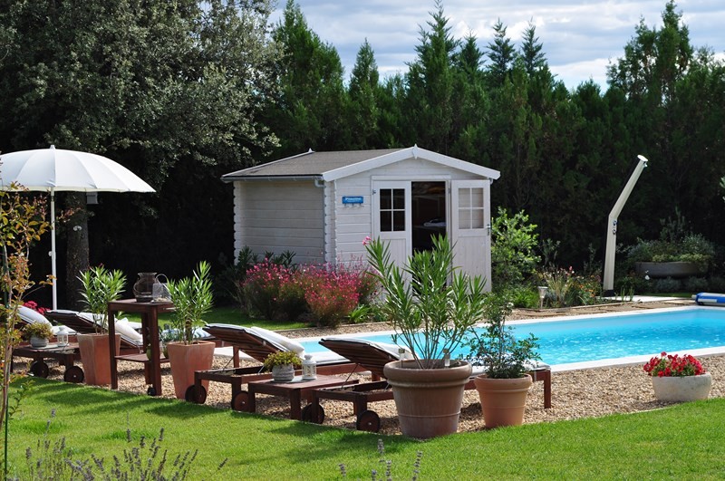 Construction de local bois pour piscine Vaucluse