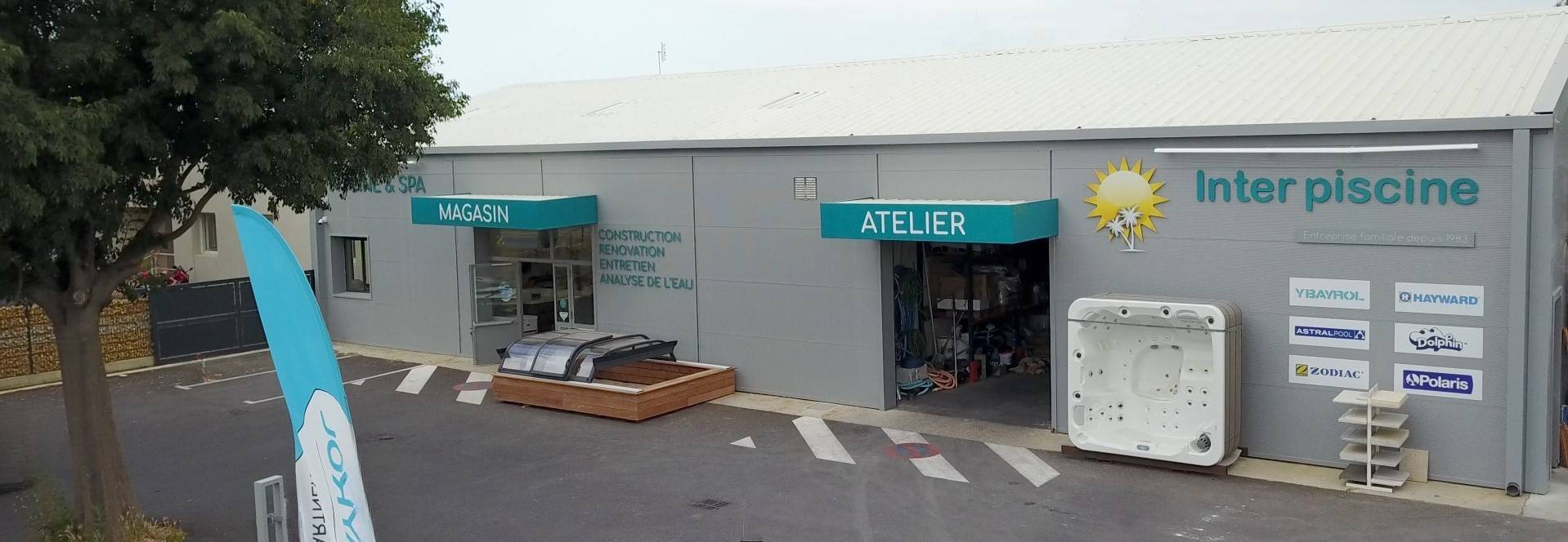 Magasin de piscine à l'Isle sur la sorgue, dans le Luberon et le Vaucluse