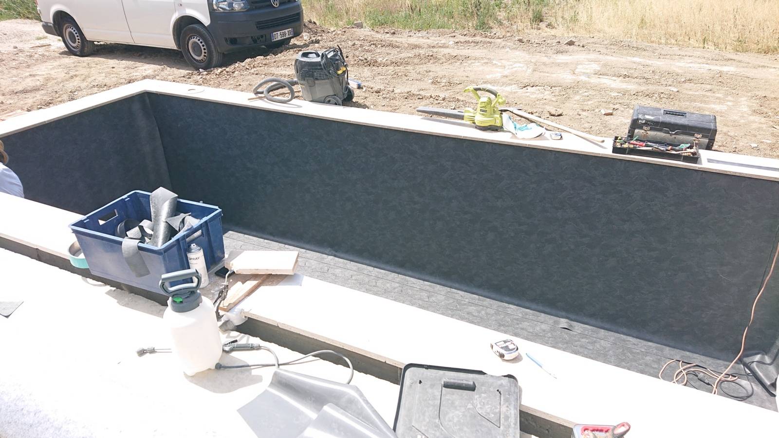 Revêtement pvc armé texturé