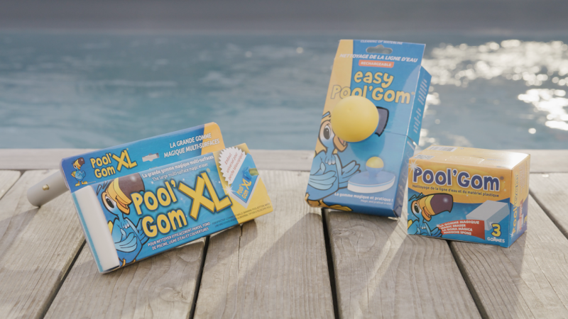 Pool gom nettoyage gomme magique ligne d'eau piscine Luberon