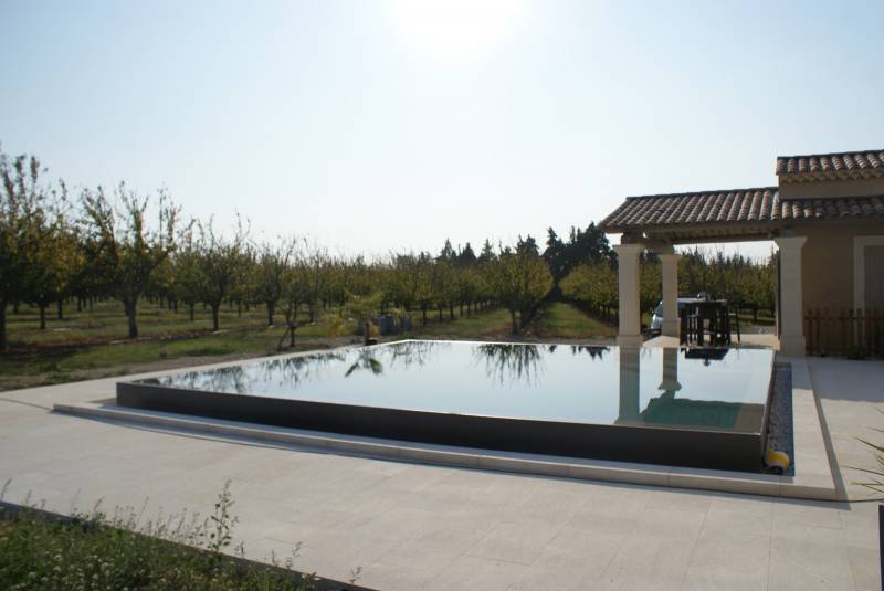 piscine effet miroir Vaucluse