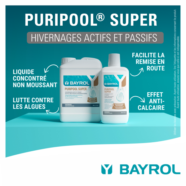 puripool bayrol hivernage piscine