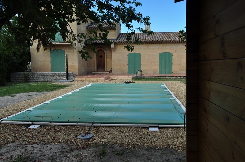 couverture à barres piscine Isle sur la sorgue